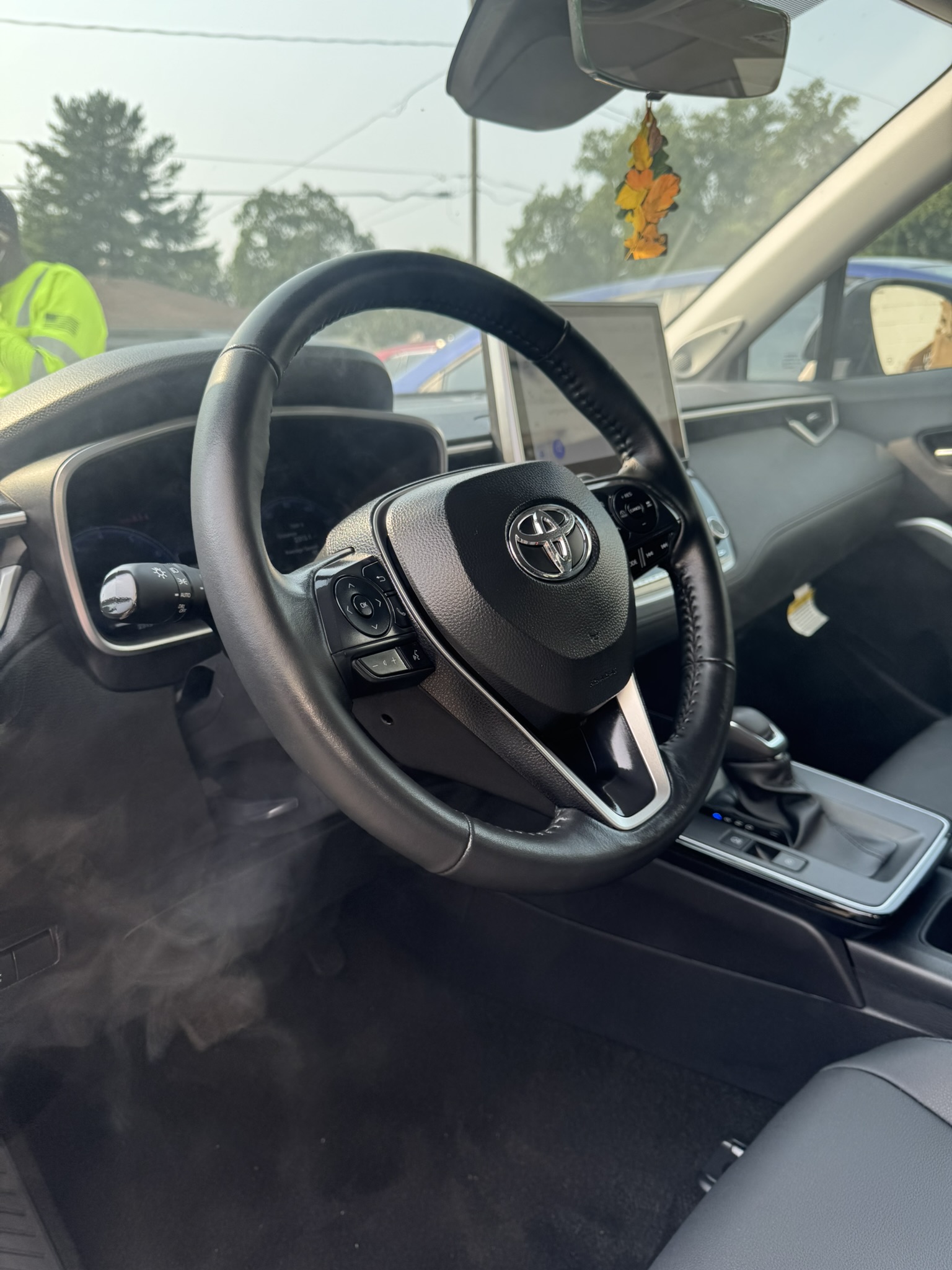 Luxury car interior detailing result