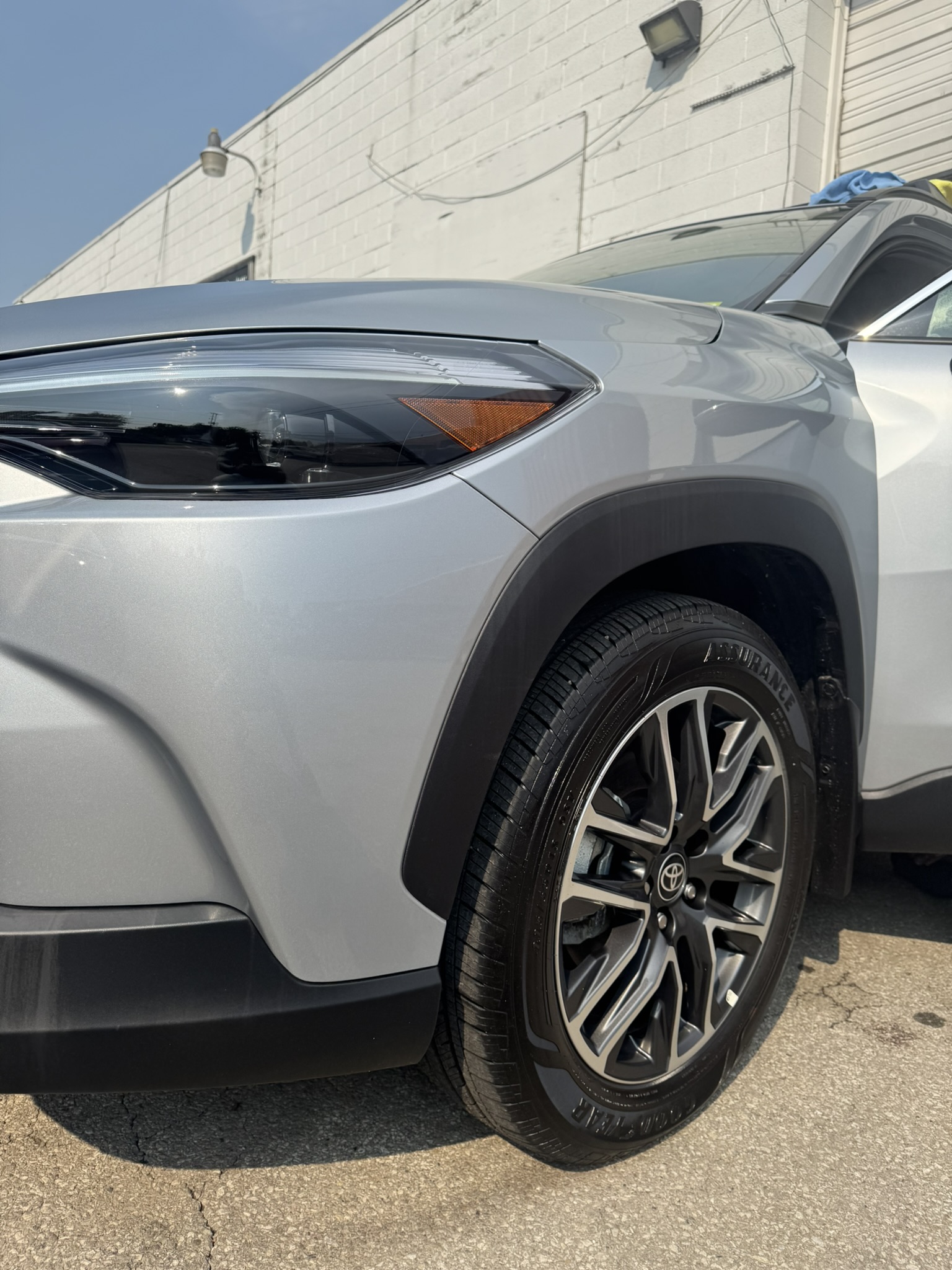 Clean and polished detailing on a textured exterior