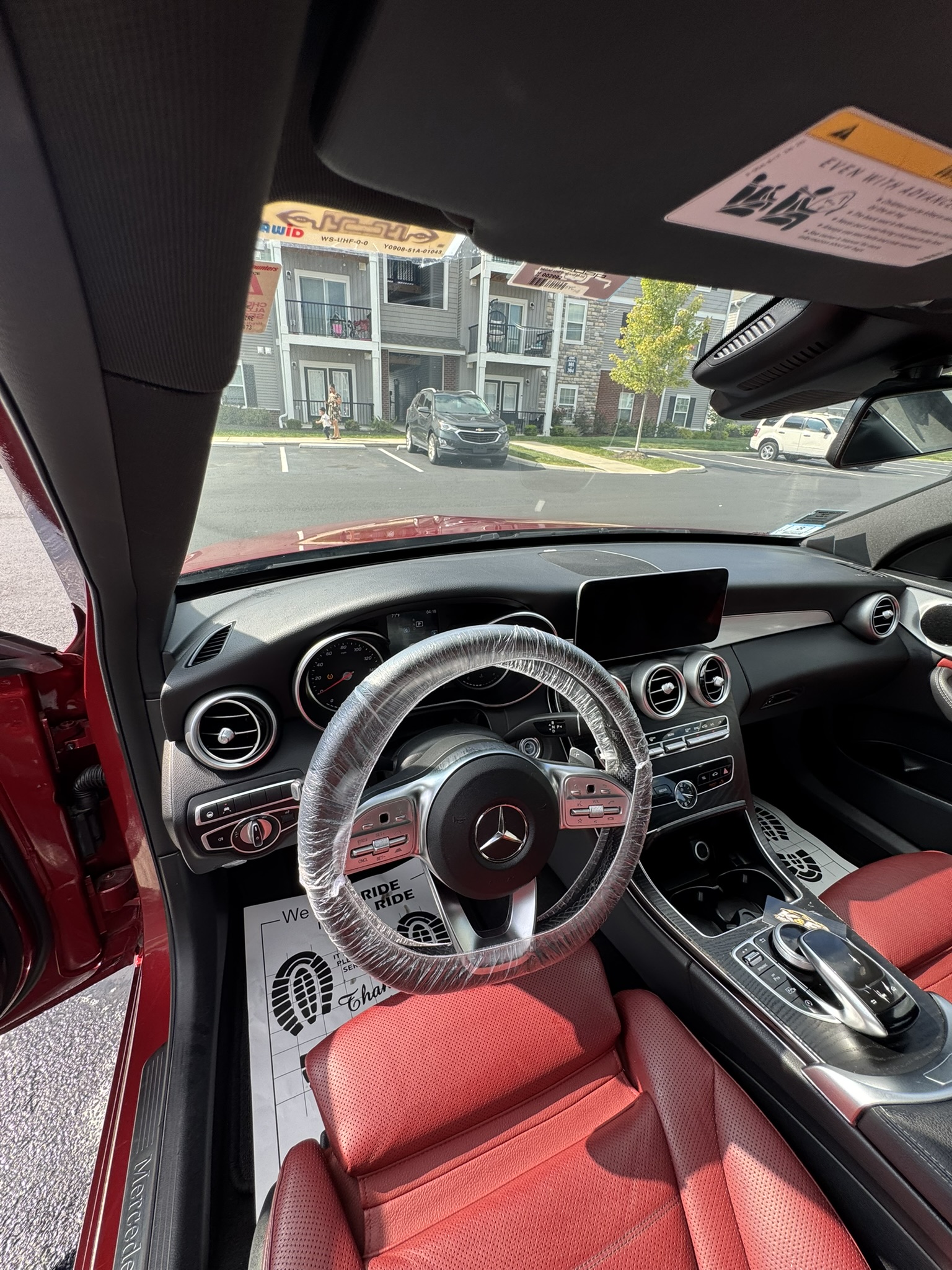 Inside front detailing result